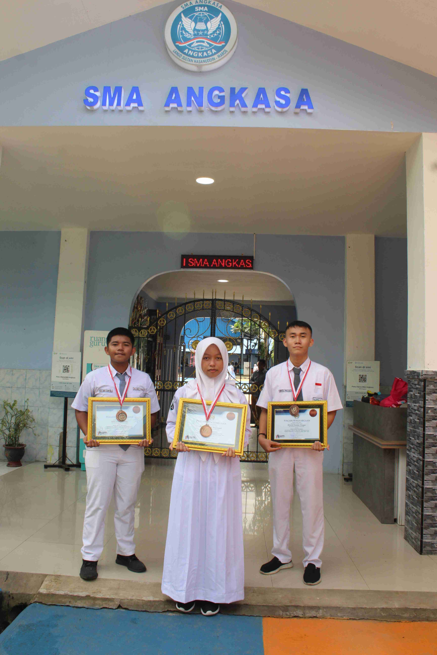 Tiga Siswa SMA Angkasa HND, Sabet Medali di Ajang AMSO
